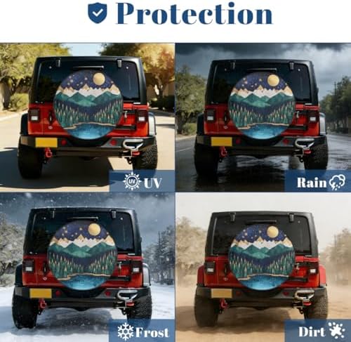Forest Spare Tire Cover Waterproof Dust-Proof Spare Wheel Covers - Image 7