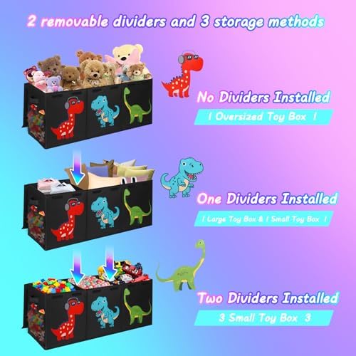 Extra Large Toy Box, Kids Toy Storage Chest - Image 6