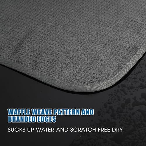 2 Pack Microfiber Car Towels, Car Drying Towel 22Inx32In, Waffle Weave - Image 2