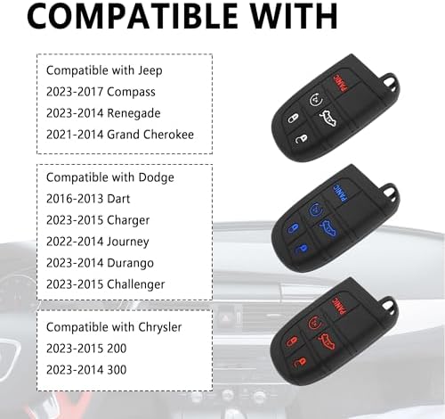 5 Buttons Key Fob Cover, Key Fob Replacement - Image 7