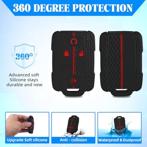 QBUC 2PCS for Chevrolet Key Fob Cover - Image 4