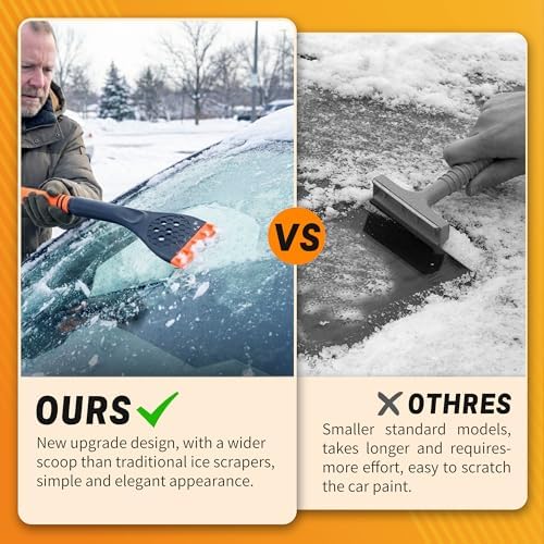 36" Extendable & Removable Snow Brush - Image 4