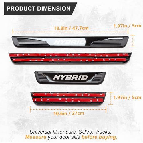 Door Sill Protector for Car Hybrid Trim - Image 5