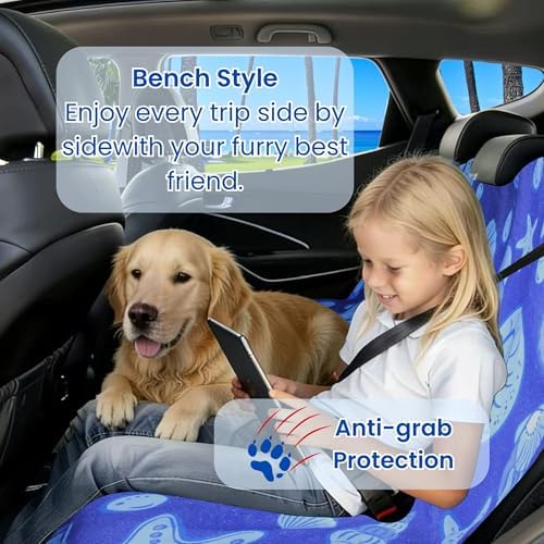 Waterproof Back Seat Cover for Dogs and Kids, Car Seat Protector Under Baby Car - Image 2