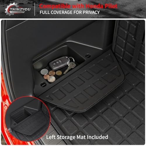 Trunk Mat with Backrest Mat for 2023-2026 Honda Pilot - Image 3