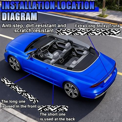 5PCS Highland Cow Car Door Sill Sticker Carbon Fiber Leather Auto Decal - Image 7