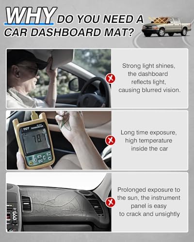 CARTIST Dash Cover for Chevy S10 Blazer 1998-2005/S10 1998-2004 Dash Mat - Image 4