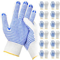 12 Pairs Cotton Work Gloves Bulk by VNBQB