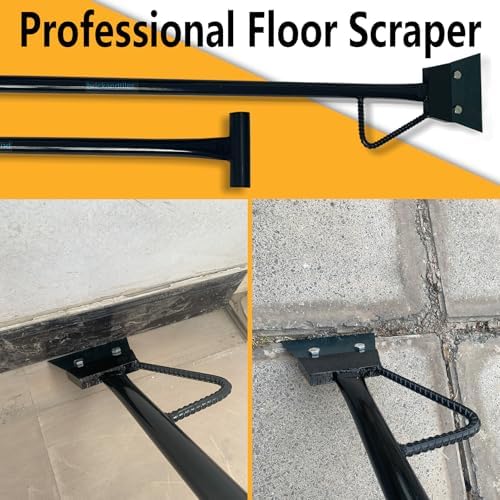 Black Color Heavy Duty Spring Steel Concrete Floor Scraper - Image 5