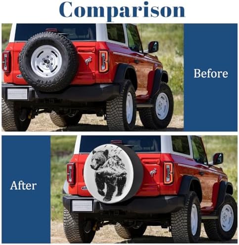 Bear Spare Tire Cover Waterproof Dust-Proof Spare Wheel Covers - Image 5