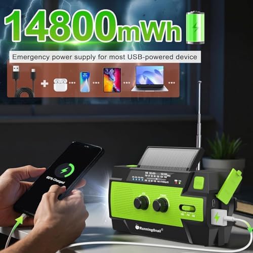RunningSnail Emergency Crank Radio - Image 2