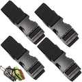 4 Pack Luggage Straps for Suitcases, Travel Belt Multiple Connector by Ajmyonsp