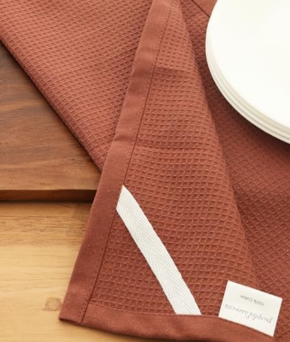 PurpleEssences Solid Kitchen Cloths, Dish Towel 15x25 Set of 6 - Image 6