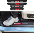 4Pcs Car Door Sill Protector, Sport Carbon Fiber Threshold Anti-Scratch Sticker by NHHC