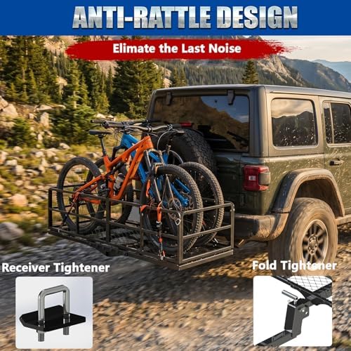 61x25x16 Foldable Hitch Cargo Carrier - Image 7