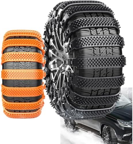 20 Pack Tire Chains, Universal Emergency Tire Chains, Adjustable Plastic by weideke