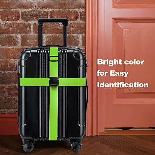 Chelmon Luggage Straps for Suitcases TSA Approved Travel Essentials 4 Pack - Image 6
