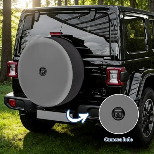 Spare Tire Cover with Backup Camera Hole Fit - Image 7