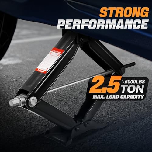 Auto Dynasty 2.5Ton Scissor Jacks 4 Pack, RV Stabilizer Leveling Scissor Car - Image 2