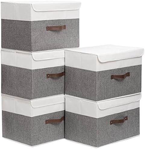 Yawinhe Collapsible Storage Bins, 13.0x9.0x7.9in by Yawinhe