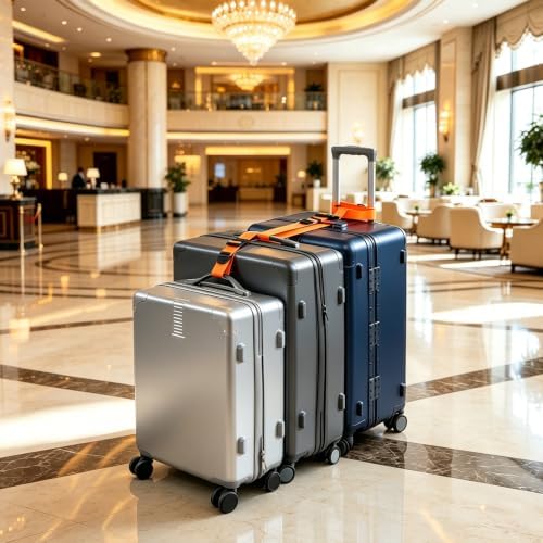 BILIONE 4 Pack Luggage Connector Straps, Connect 3 Suitcases ＆ Add A Bag - Image 6