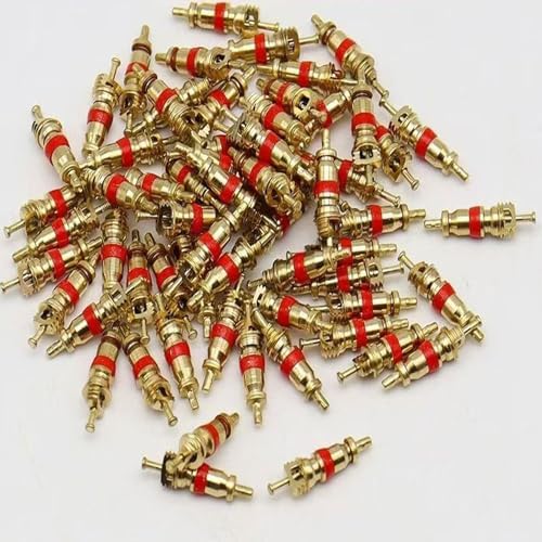 100 Pcs Car Tire Valve Stem Cores, Premium Nickel Plated Auto Valve Cores - Image 3