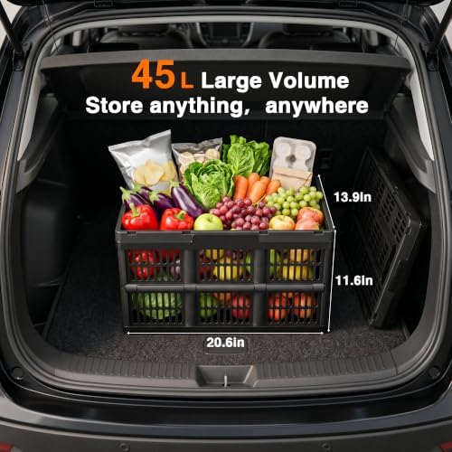 Citylife 3PC 45L Collapsible Storage Bins - Image 4