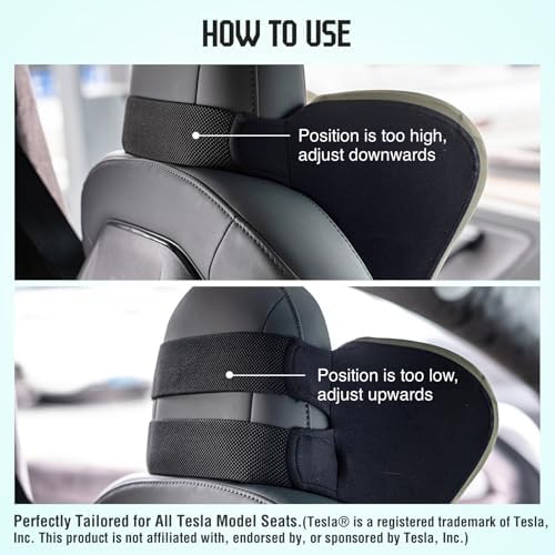 Car Neck Pillow for Driving Seat, Soft Memory Foam Headrest Pillow - Image 5