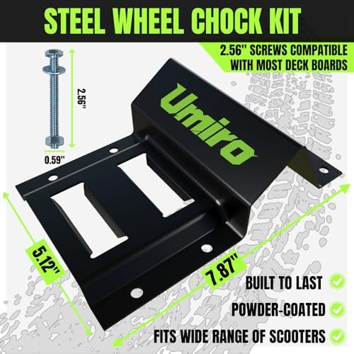 UTV Wheel Chock Tie-Down Kit, 500lb Break Strength, Heavy Duty Trailer Tire - Image 6