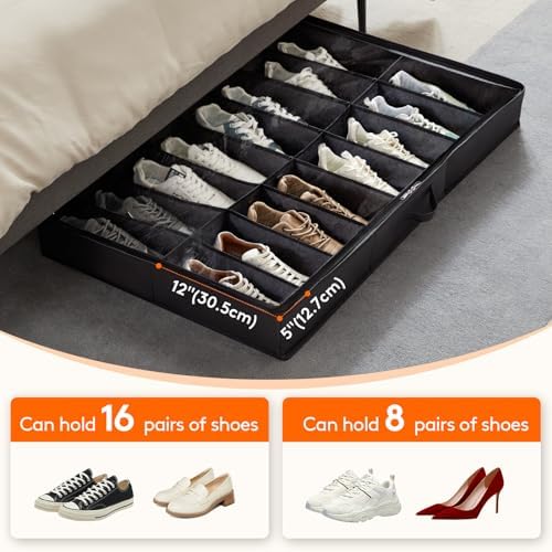 Lifewit Under Bed Shoe Storage Organizer, 1 Pack - Image 3