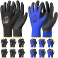 toolant Crinkle Latex Work Gloves, 12 Pairs by toolant