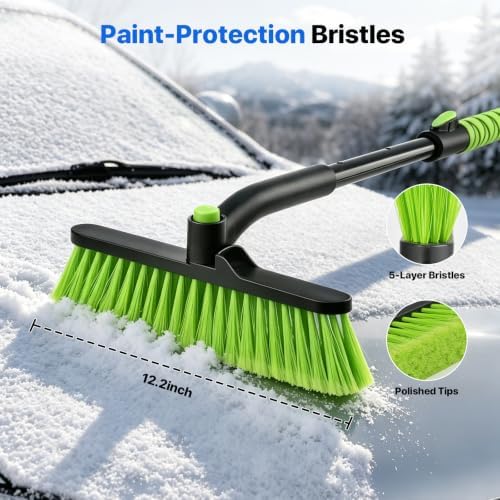 44 in Extendable Snow Brush and Ice Scraper - Image 3