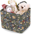 Storage Basket Boho Fabric Large Collapsible Floral Laundry Nursery Hamper by Ankick