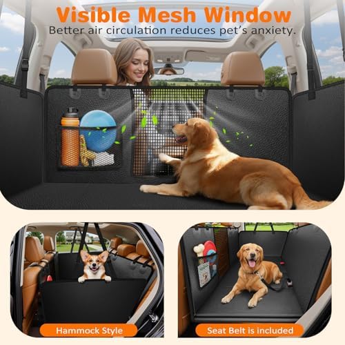 URPOWER PU Leather Hard Bottom Dog Seat Cover - Image 4