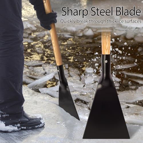 VNIMTI Ice Chopper for Driveway, Heavy Duty Ice Chopper Tool for Ice Removal - Image 3