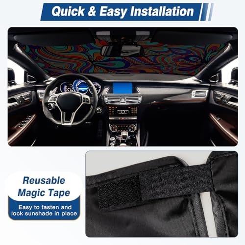 Car Windshield Sun Shade UV Reflector Foldable Front Window SUV - Image 6