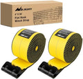 Nilight Truck Straps 4" x 30' Heavy Duty Tie Down by Nilight