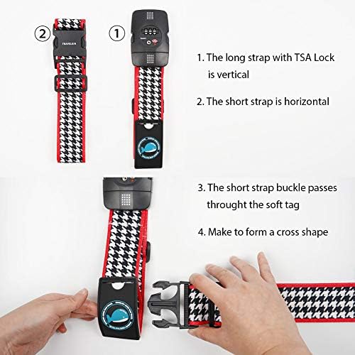 Travelkin Luggage Straps TSA Approved, Suitcase Straps - Image 4