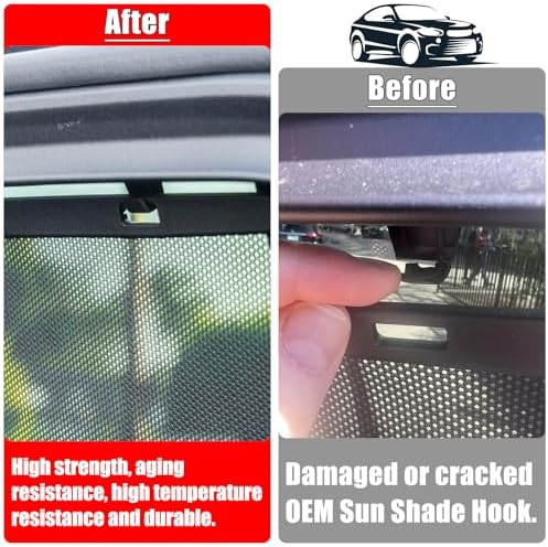 Jaronx for BMW Window Sun Shade Hook for X5 G05 2018-2025/X6 G06 2020-2025 - Image 2