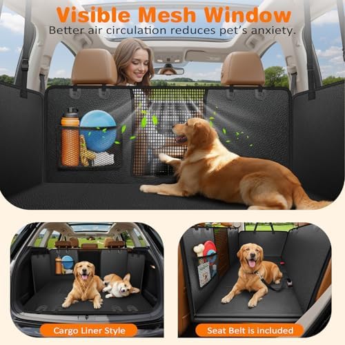 URPOWER Hard Bottom Dog Car Seat Cover - Image 4
