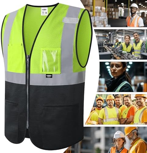JKSafety Safety Vest for men women Hi Vis Vest - Image 5