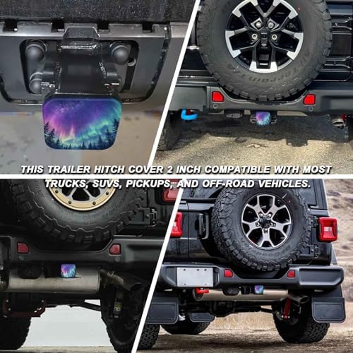 2" Trailer Hitch Cover Rubber Receiver Tube Cap Trailer Hitch Covers - Image 5