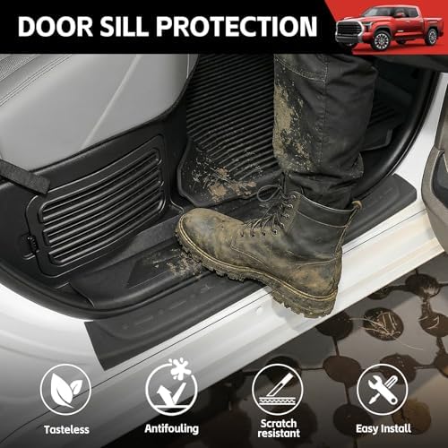 Door Sill Guards Kit Fit for 2024-2026 Toyota Tacoma Double Cab Accessories - Image 3