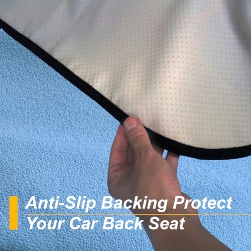 Back Seat Cover for Car Trucks Van SUV, Waterproof Rear Bench Towel Seat Covers - Image 5