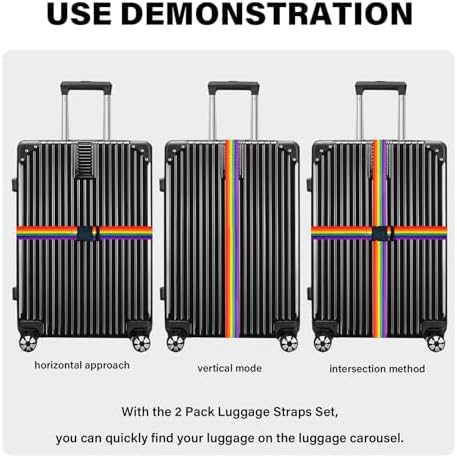 Luggage Straps for Suitcases Travel Belt Suitcase Strap, Heavy Duty - Image 4