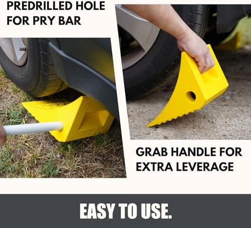 SECURITYMAN Heavy Duty Wheel Chocks - Image 5