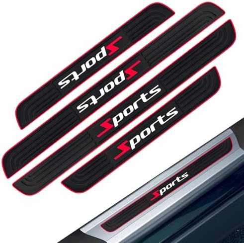 4PCS Car Door Sill Protector, Car Door Edge Guards, Anti-Scratch Rubber Auto by Unknown