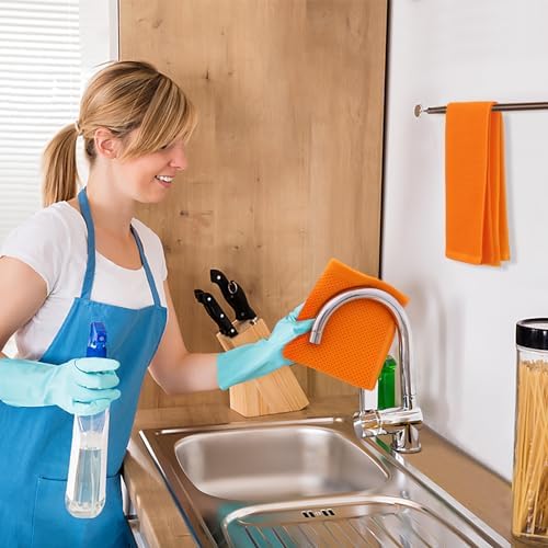 Kitinjoy 100% Cotton Waffle 6-Pack Kitchen Towels - Image 5