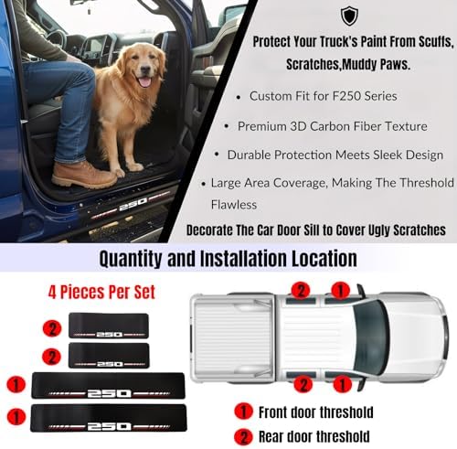 Car Door Sill Protectors Compatible - Image 4