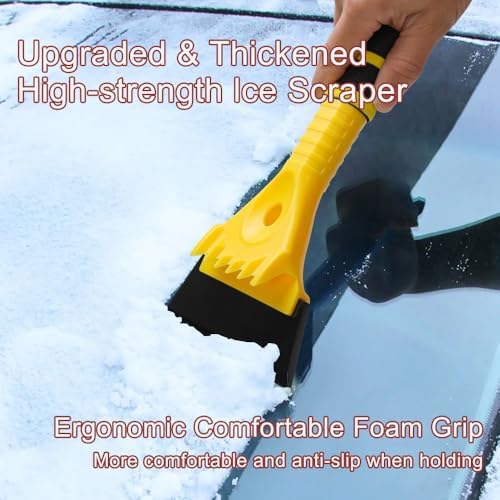 12.4" Ice Scraper for Car Windshield Snow Frost Ice Removal Tool Snow Scraper - Image 6